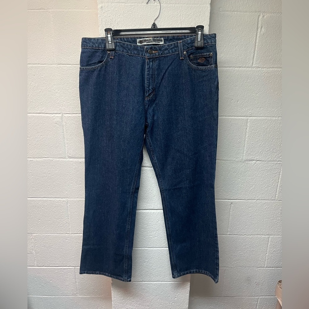 Harley-Davidson Dark Blue Denim Jeans